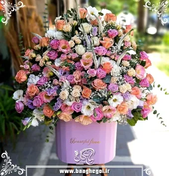 باکس گل فوقالعاده لوکس و سایز بزرگ